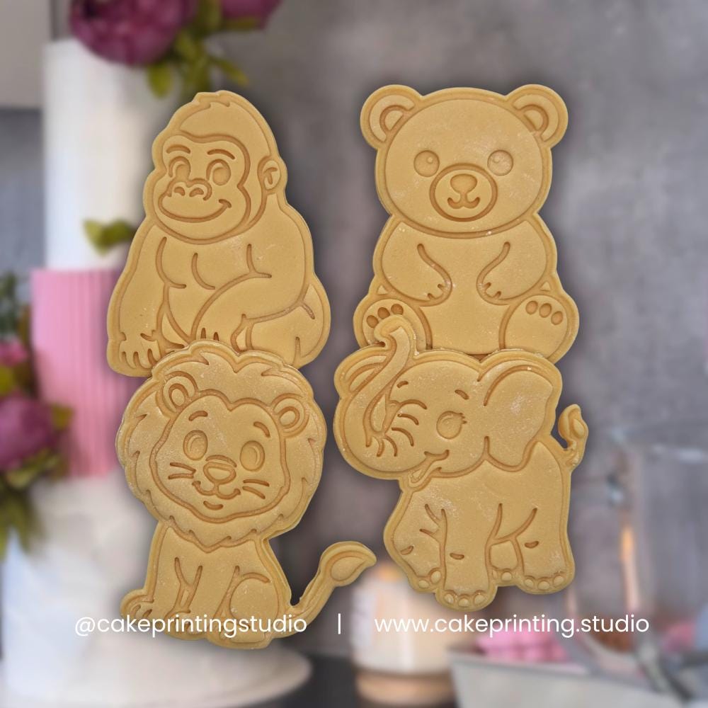 Zoo Animal Cookie Cutter & Embosser