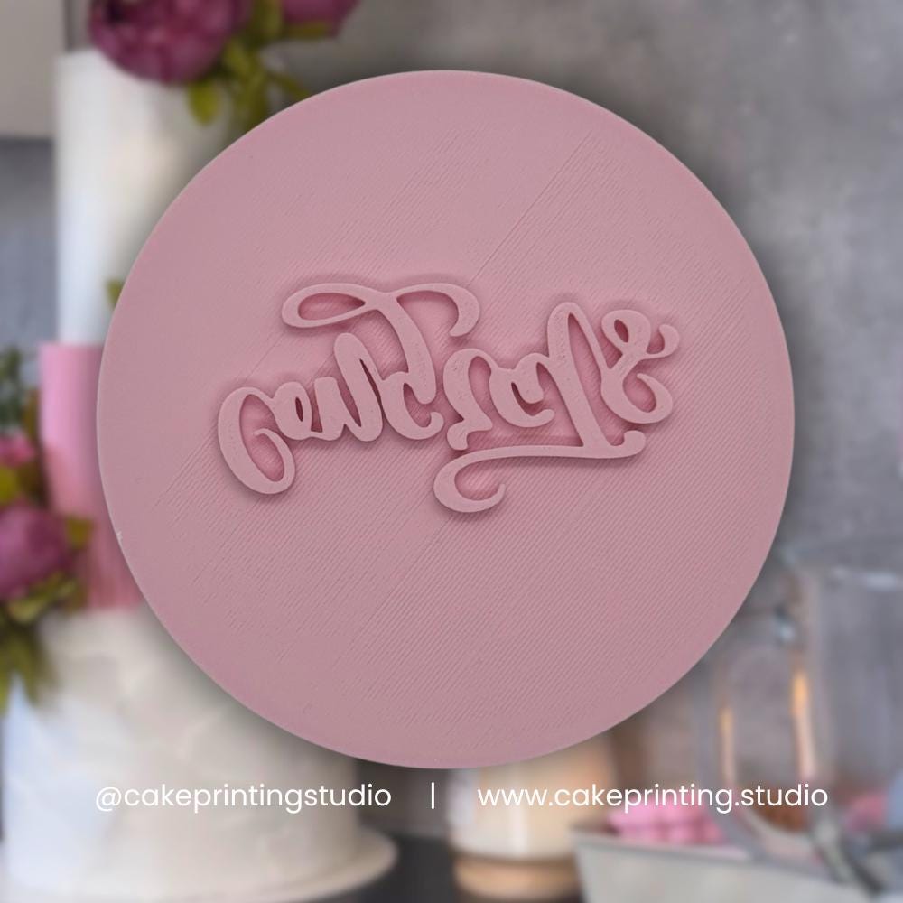 Congrats Cookie Biscuit Stamp