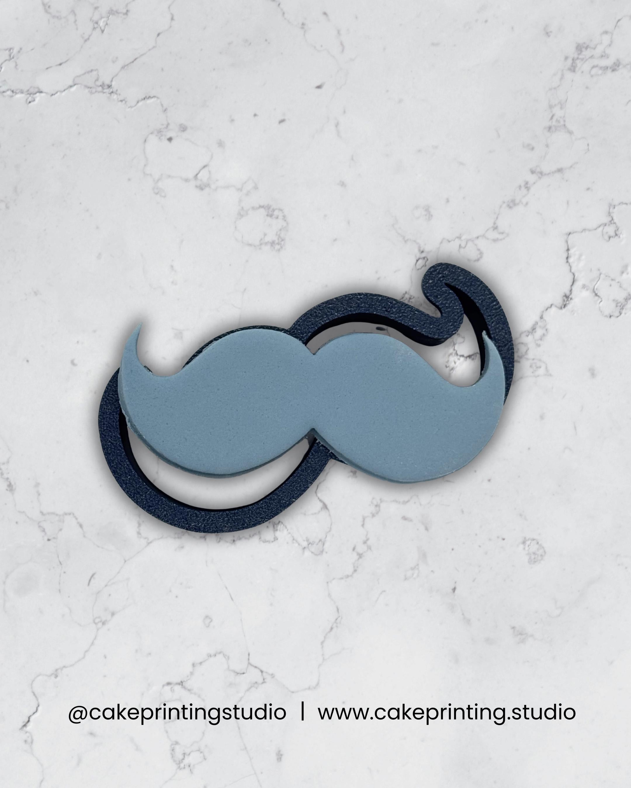 Moustache Cookie Cutter & Embosser