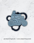 Motorbike Cookie Cutter & Embosser