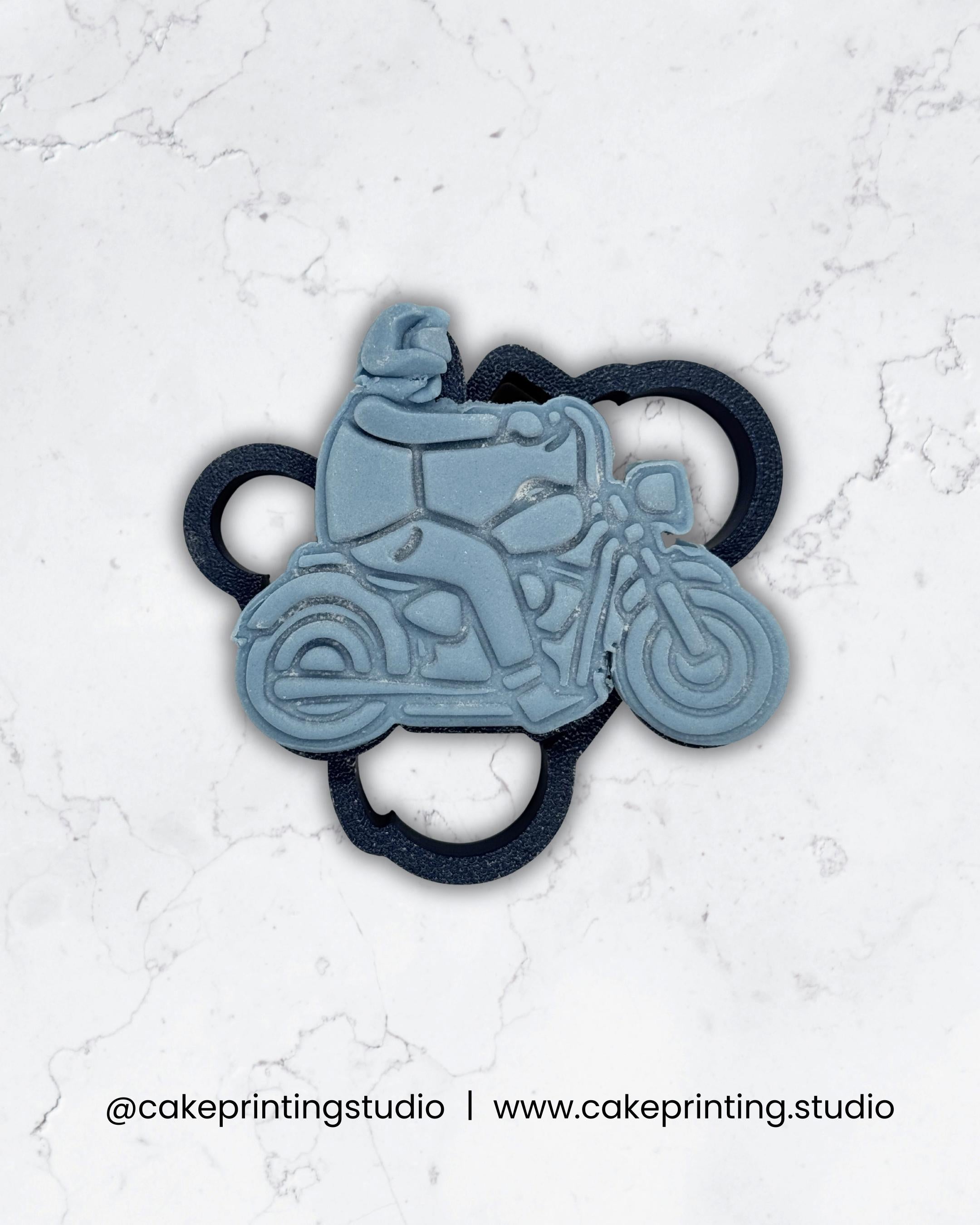 Motorbike Cookie Cutter & Embosser
