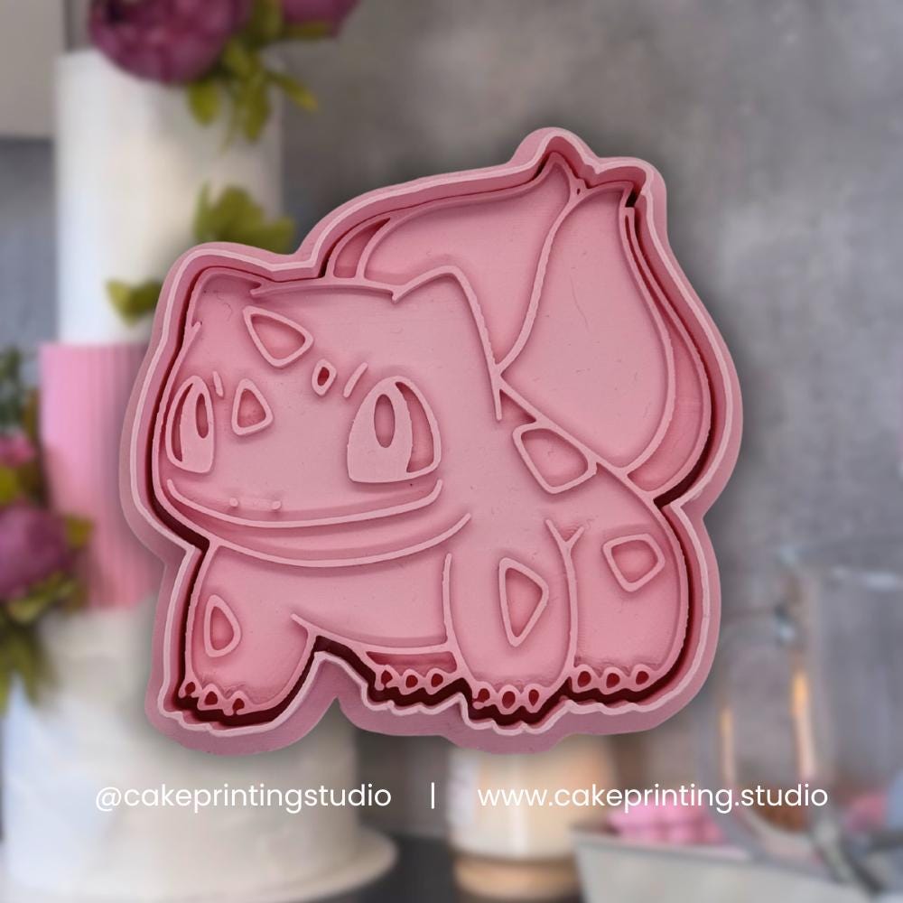 Gen 1 Pokemon Starters Cookie Cutter & Embosser
