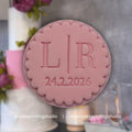 Custom 2 Letter Wedding Anniversary Stamp