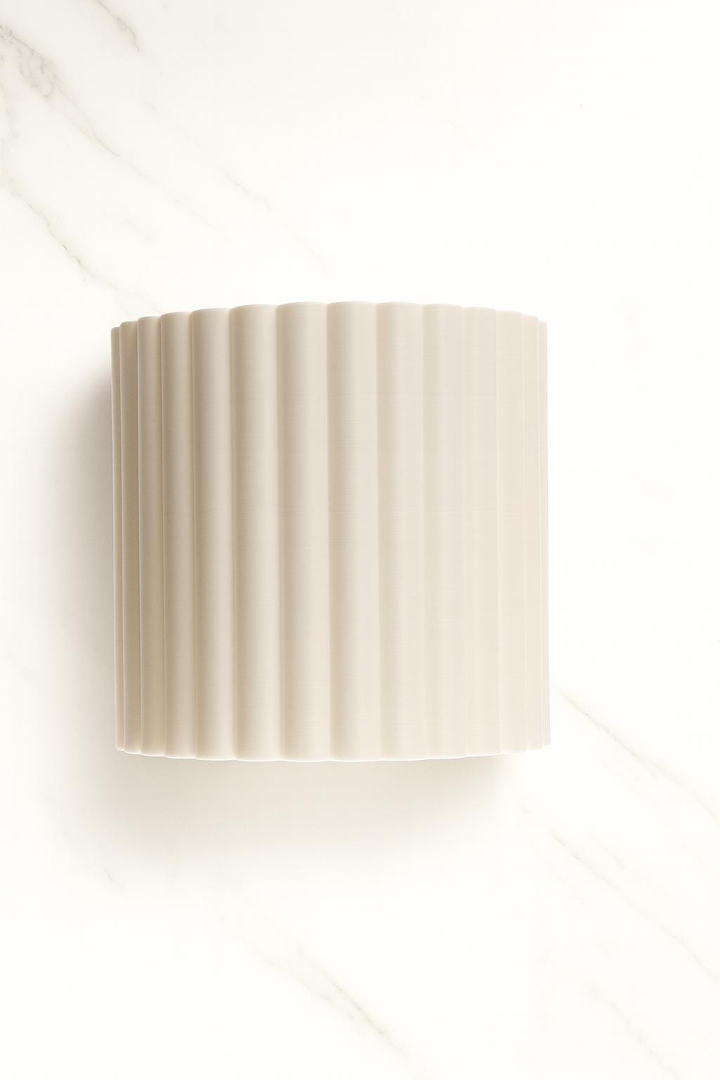 Modern Ribbed Cake Seperator | Fake Tier