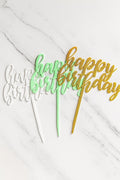 Happy Birthday Cake Topper