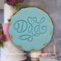 Dad Heart Icing Stamp