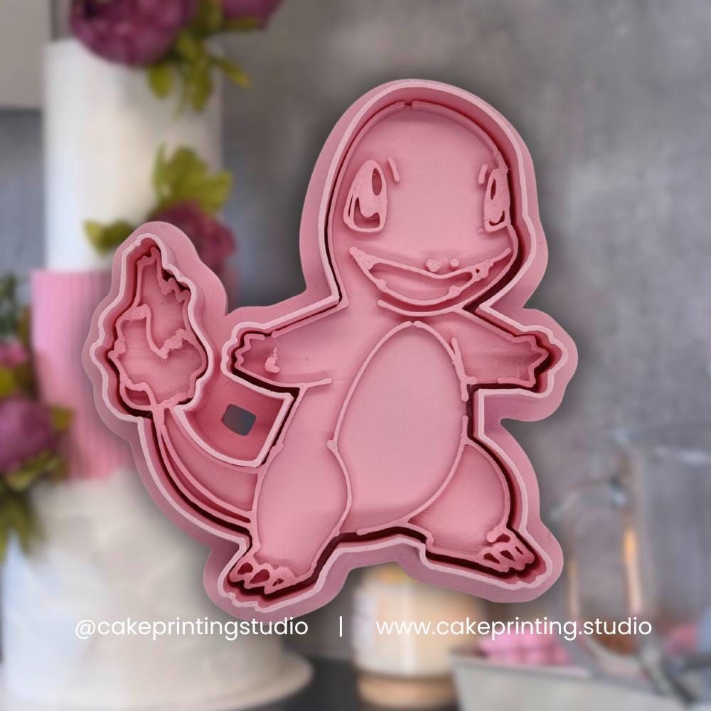 Gen 1 Pokemon Starters Cookie Cutter & Embosser