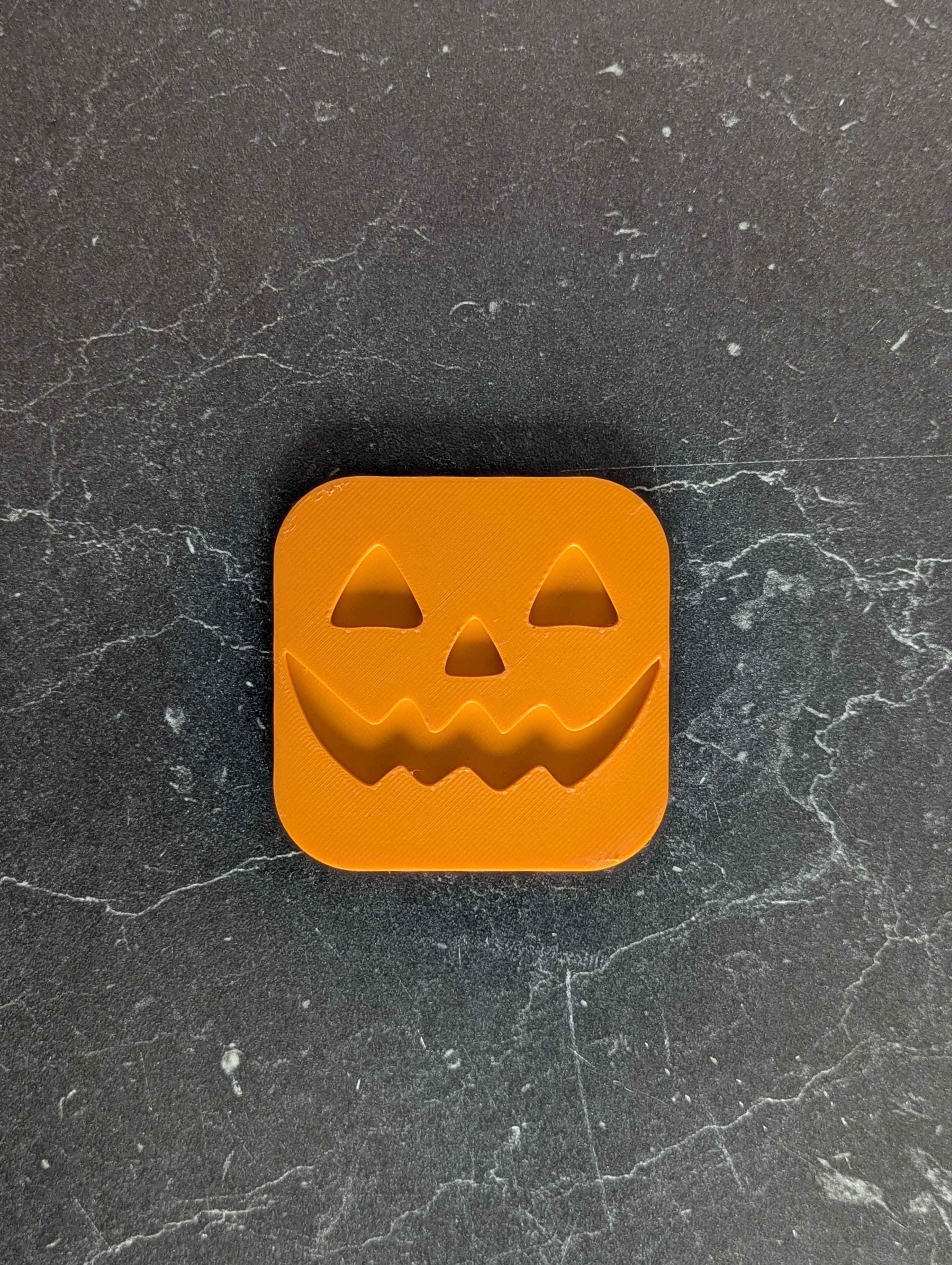 Happy Pumpkin Face Embosser & Stamp