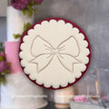 Simple Bow Icing Stamp Cookie Stamp