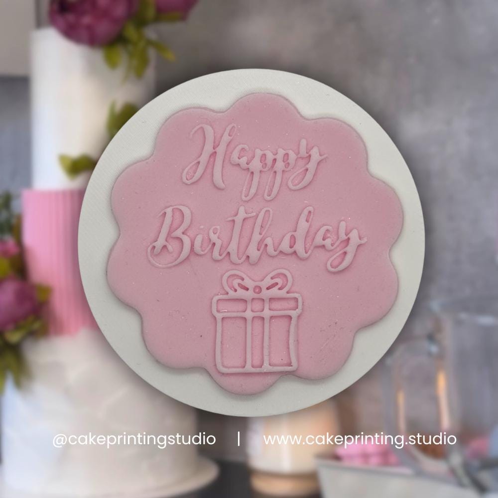 Happy Birthday Gift Stamp