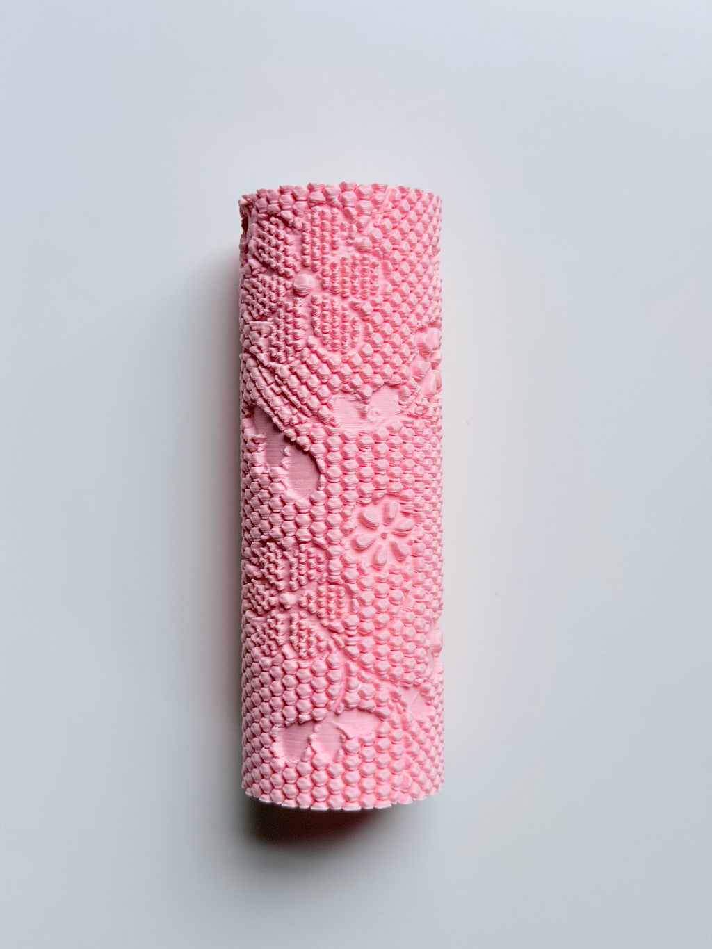 Textured 4" Flower Lace Rolling Pin