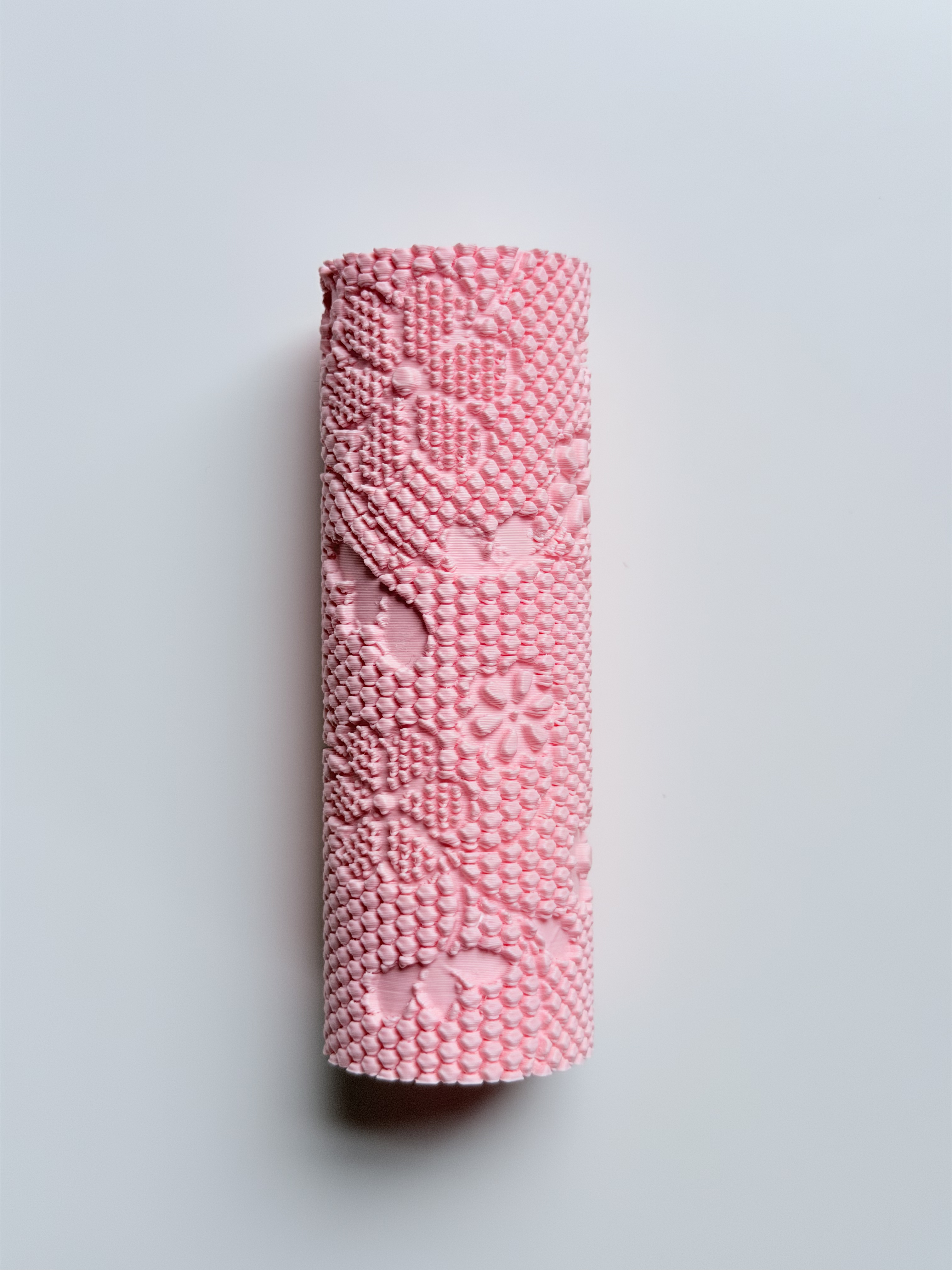 Textured 4" Flower Lace Rolling Pin