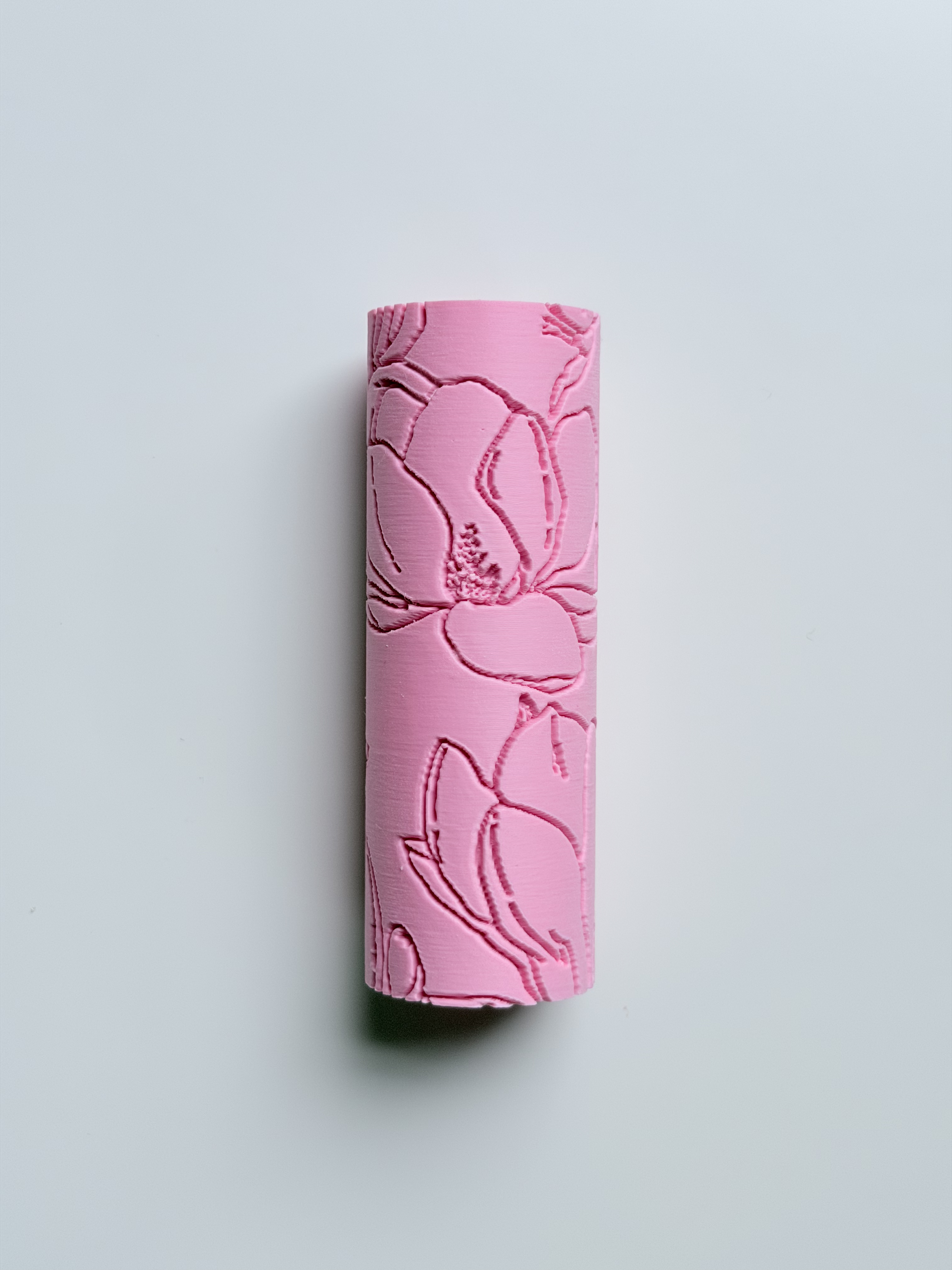Textured 4" Magnolia Rolling Pin
