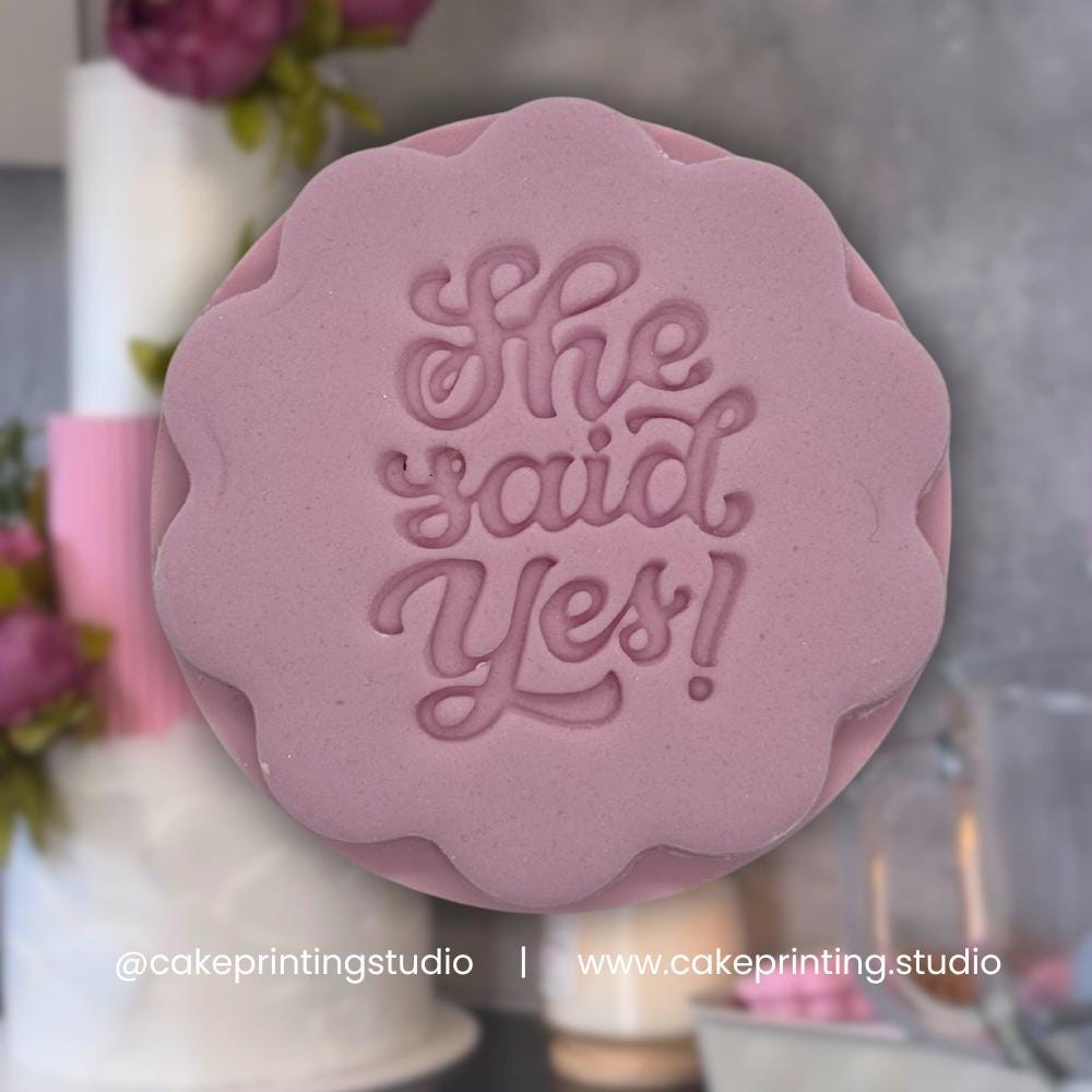 She Said Yes! Engagement Stamp