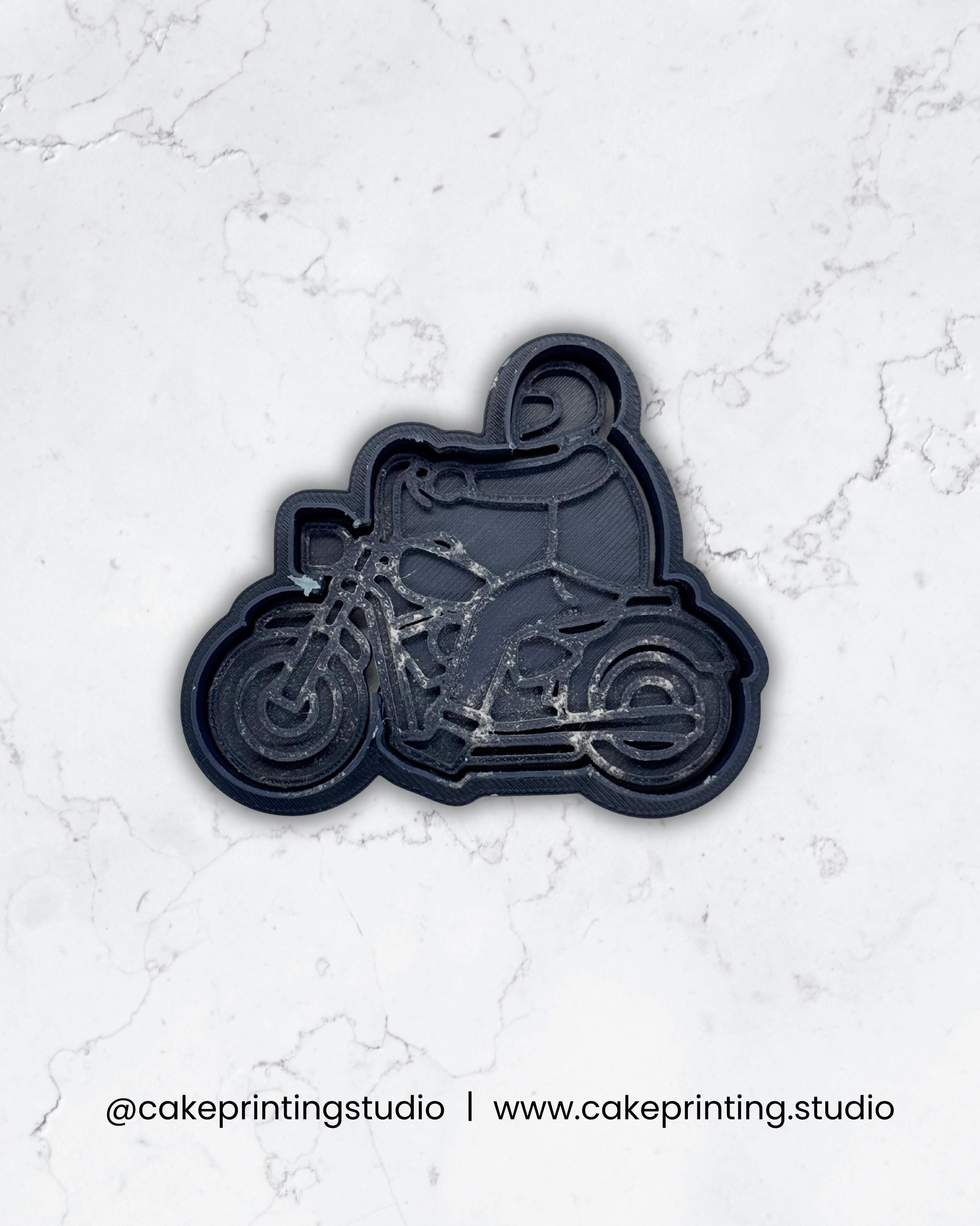 Motorbike Cookie Cutter & Embosser