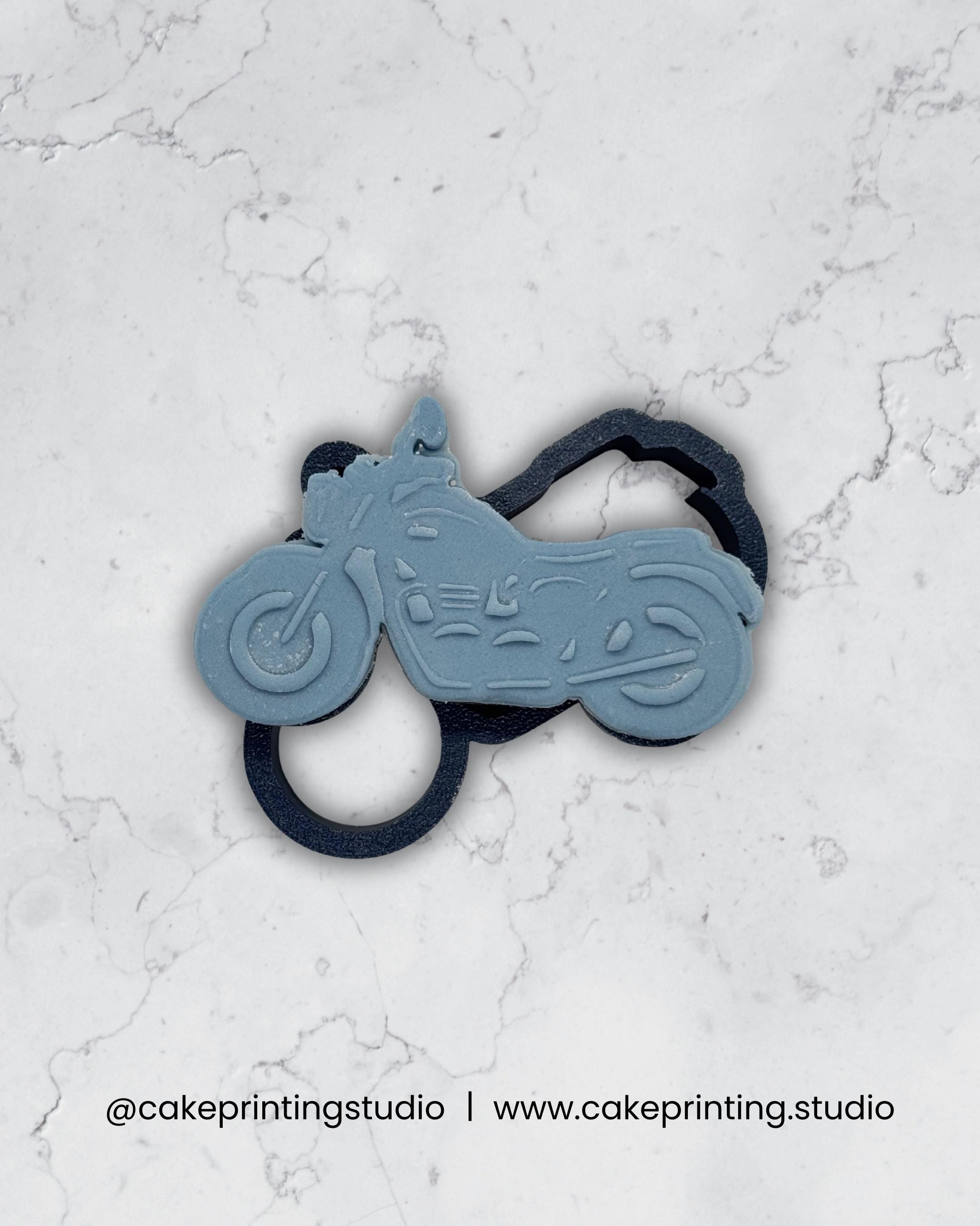 Motorbike Cookie Cutter & Embosser