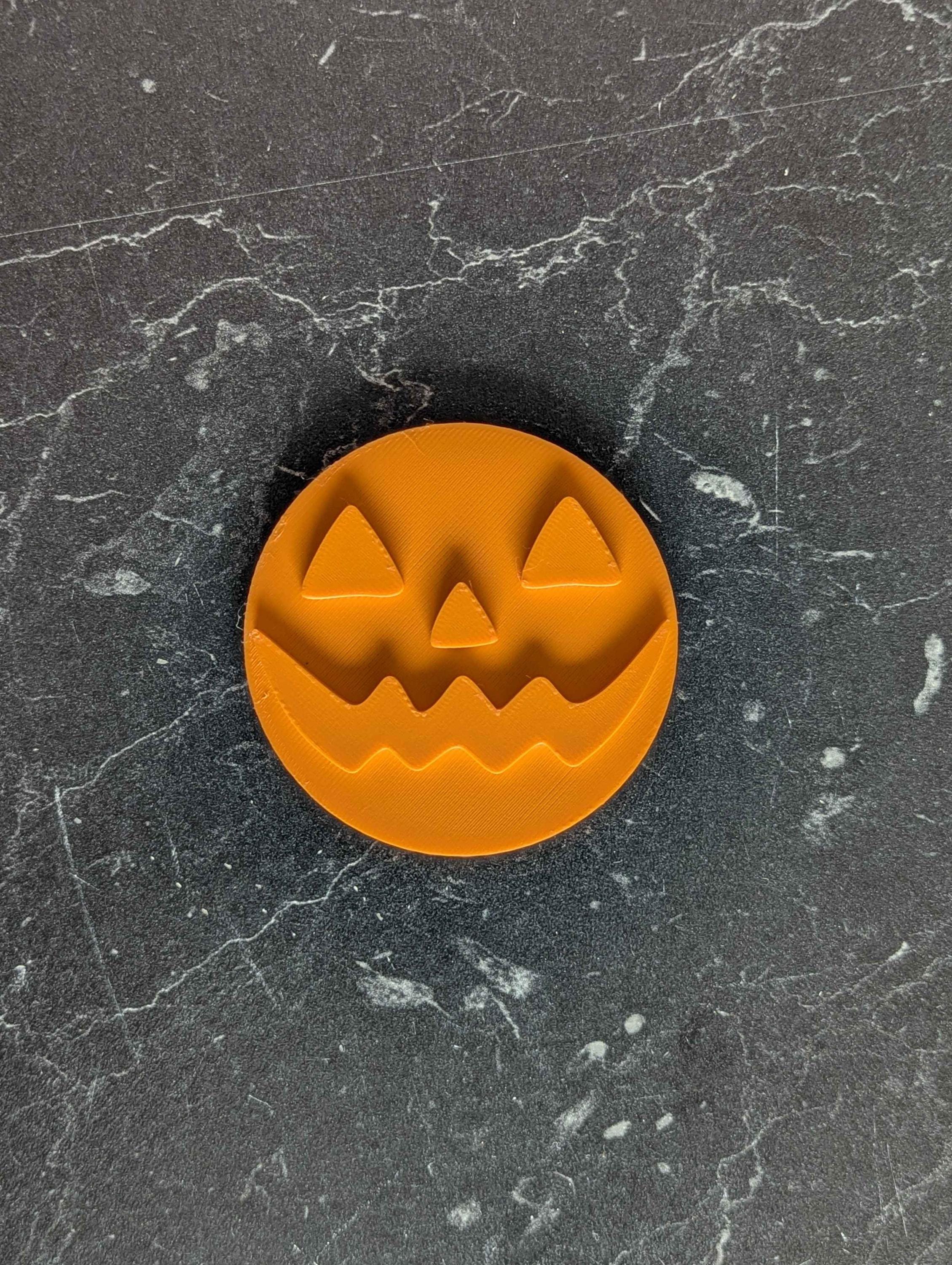 Happy Pumpkin Face Embosser & Stamp