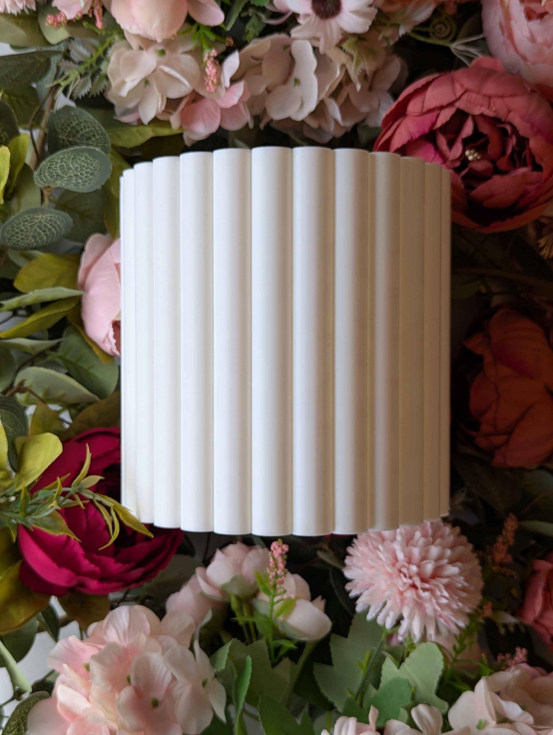 Modern Ribbed Cake Seperator | Fake Tier