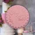 Custom Any Text With Leaf Stamp