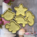 Sea Animal Cookie Cutter & Embosser